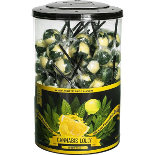 Konopné lízanky Lemon Haze 100 kusov All Box