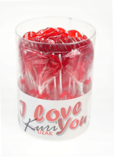 Ovocie Lollipops Caremella Srdce 30G 50ks