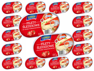 Filety zo sleďa z lososa v paradajkách 175g x16ks