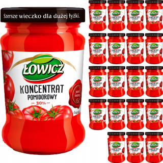 Łowicz paradajkový koncentrát 30% 20x190g