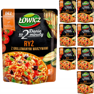 Łowicz Rice s grilovanou zeleninou 8x250g