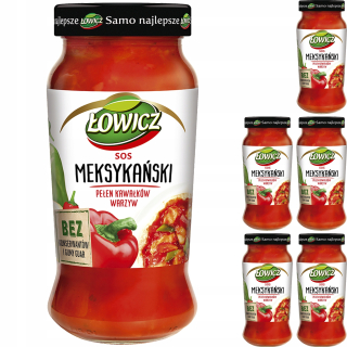 Łowiczová mexická omáčka plná zeleniny 6x500g