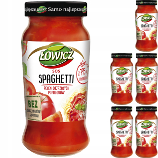 Łowicz SOS Spaghetti so zrelým 6x500g paradajkami