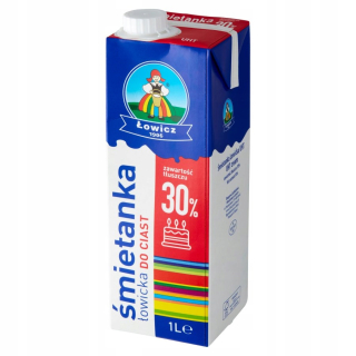 Łowicz krémový krém UHT 30% 1KG