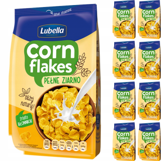 Lubella kukuričné vločky plnohodnotné vločky 9x500g