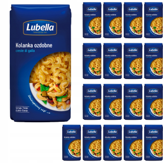 Lubell cestoviny klasické dekoratívne lakte 18x500g
