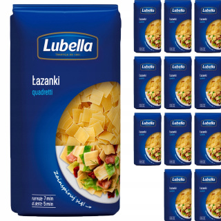 Lubella Macaroni Classic ŁAZANKI QUADRETTI 12X500G