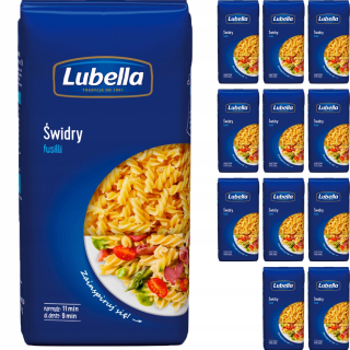 Lubella Macaroni Classic Świdry Fusilli 12x400 g