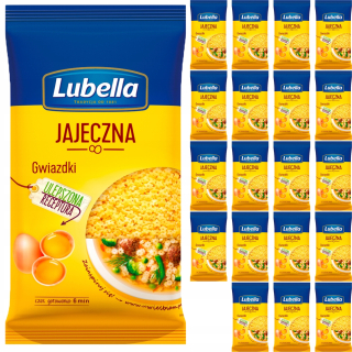 Vaječné cestoviny Lubella hviezdy 20x250g