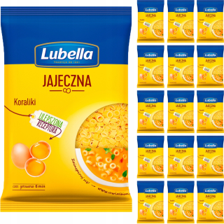 Korálky z vaječných cestovín Lubella 16x250g
