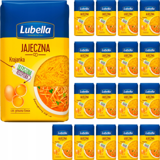 Lubella vajcia cestovina mewer 18x250g