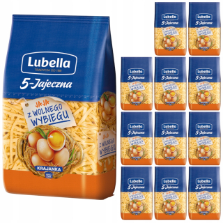 Lubella vajcia cestoviny namontované 5 vajcia 12x400g