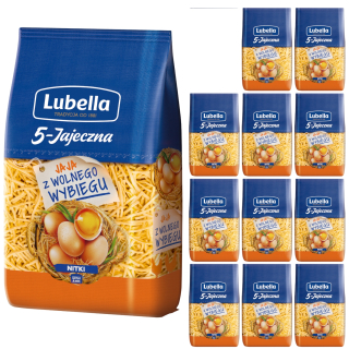 Lubella vajcia cestoviny 5 vajcia 12x400g