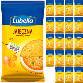 Lubell vajcia cestoviny v tvare ryža 20x250g