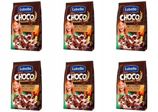 Lubella Flakes Mlekołaki Choco škrupiny 6 x 500g