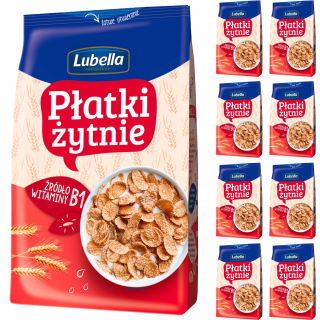 Lubella Rye vločky Vitamín B1 9x500g
