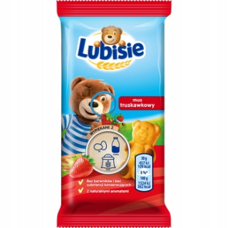 Lubisie Strawberry Biscuit Waffles 24 kusov