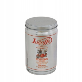 Zrnková káva -  Lucaffe decaffeinato 250g mleté kávy môže
