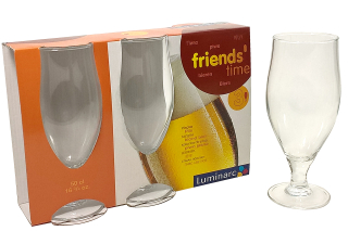 Luminarcové okuliare 3 ukazuje pre pivo 50cl bigmatt