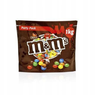 M & M Strana Veľký balíček čokoládových vrtákov 1kg