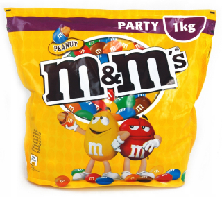 M & M Strana Peanut Veľký balenie 1000G / 1KG