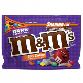 M & M je tmavá čokoláda 286,3 g
