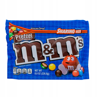M & M je Pretzel 226,8 g.