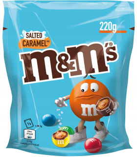 M & M Soled Caramel Salty 220G z Nemecka