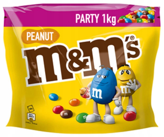 M & M Peanut Party Bag 1 kg Nemecko