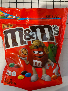Párty M & Ms Peanut Butter veľkosť 963 G z USA