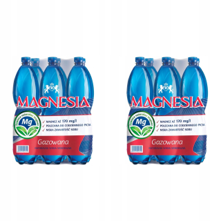 Magnezia Horčíková voda 12x 1.5L