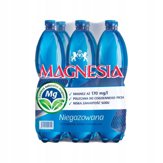 Magnézia Horčíková voda nezaškrtnuté 6ks x 1,5l