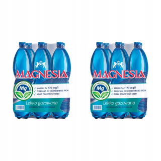 MAGNESIA mierne perlivá voda 12 ks x 1,5l