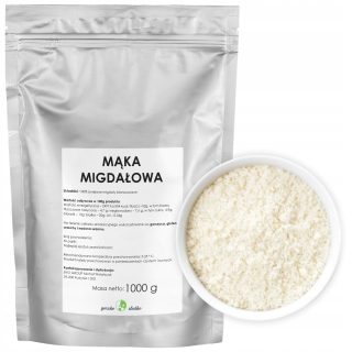 MANDĽOVÁ MÚKA, mleté blanšírované mandle 1kg