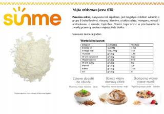 Biela pravopisná múka 630 na pečenie chleba 5 kg