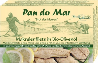 Makrely v bio olivovom oleji 120 g - panvica na Mar