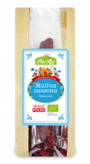 Sušené ovocie - Malina sušená bio 50 g - BIO RAJ