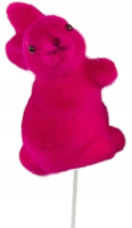Veľkonočná dekorácia - Raspberry Bunny Sedenie Pik 6cm Veľkonočný zajac
