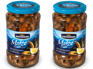 Mušle marinované v slanom mori 2x 350g AAKERMAN MULE