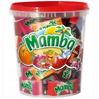 Mamba Gumové rozpustné ovocie 48ks z Nemecka