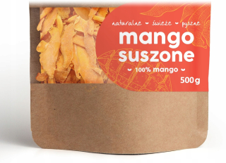 Sušené ovocie - Mango sušené prémiové bez cukru 500g dnuts lahodné