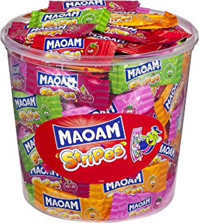 Maoam Haribo Gumové rozpustné želé Gels pruhy
