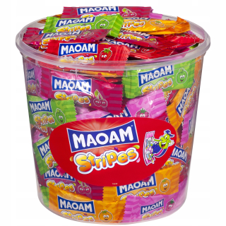 Maoam pruhy žuvacie strisy cola cherry 150ks de