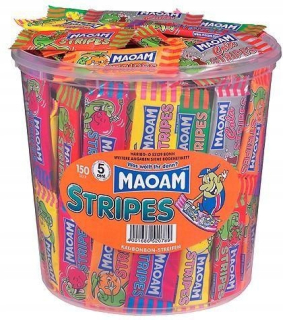 Maoam pruhy rozpustné ovocné gumy 177242