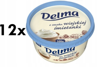 MARGARINE DELMA CHUŤ ZEMINOVÉHO KRÉMU 12 x 500G