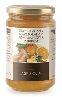 Sušené ovocie - Marmolada z oranžovej s Ginger Bio 360 g - Agris