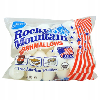 Marshmallows vanilla médium (biele) 300g.