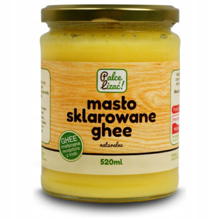 Vyčistené maslo Ghee 520ml Diéta Keto Ketoza