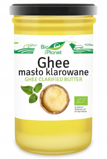 GHEE BIO 425 G Vyčíslované maslo - Bio Planet Bio PL