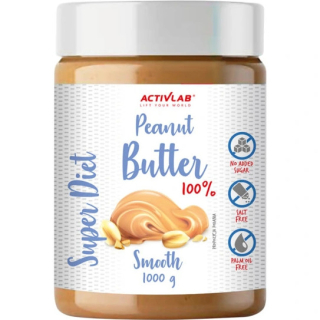Arašidové maslo 100% super diéta hladká 1000g fit